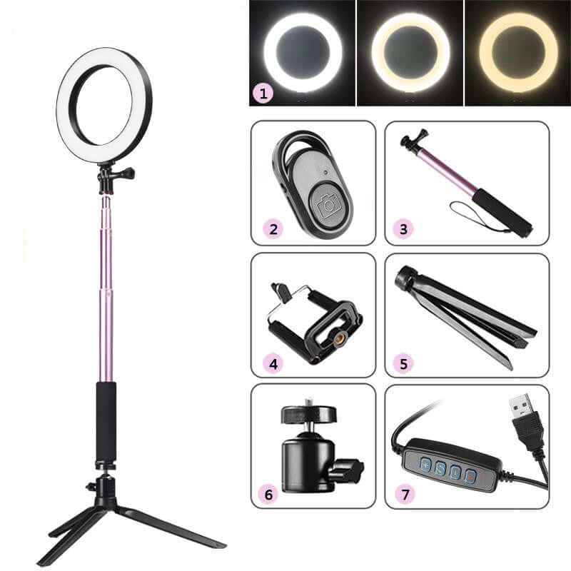 Ring light and Camera