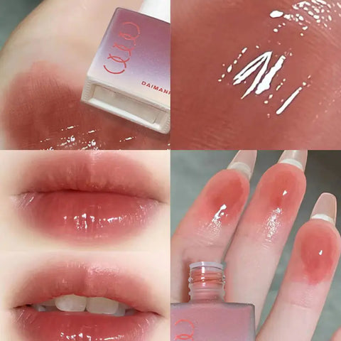 DAIMANPU Small Ice Cube Jelly Lip Lacquer Lip Gloss