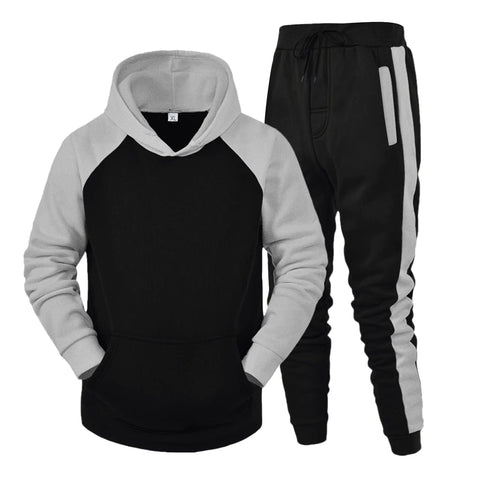mens hoodie tracksuit set joggers