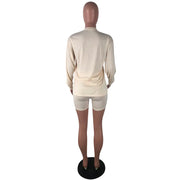 Women's Letter Print Casual Two-Piece Set