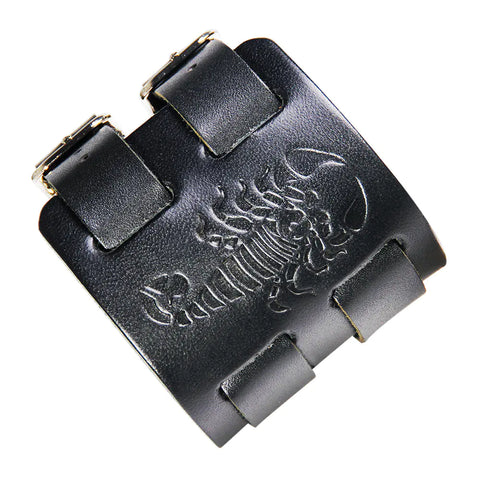 Scorpion Leather Bracelet